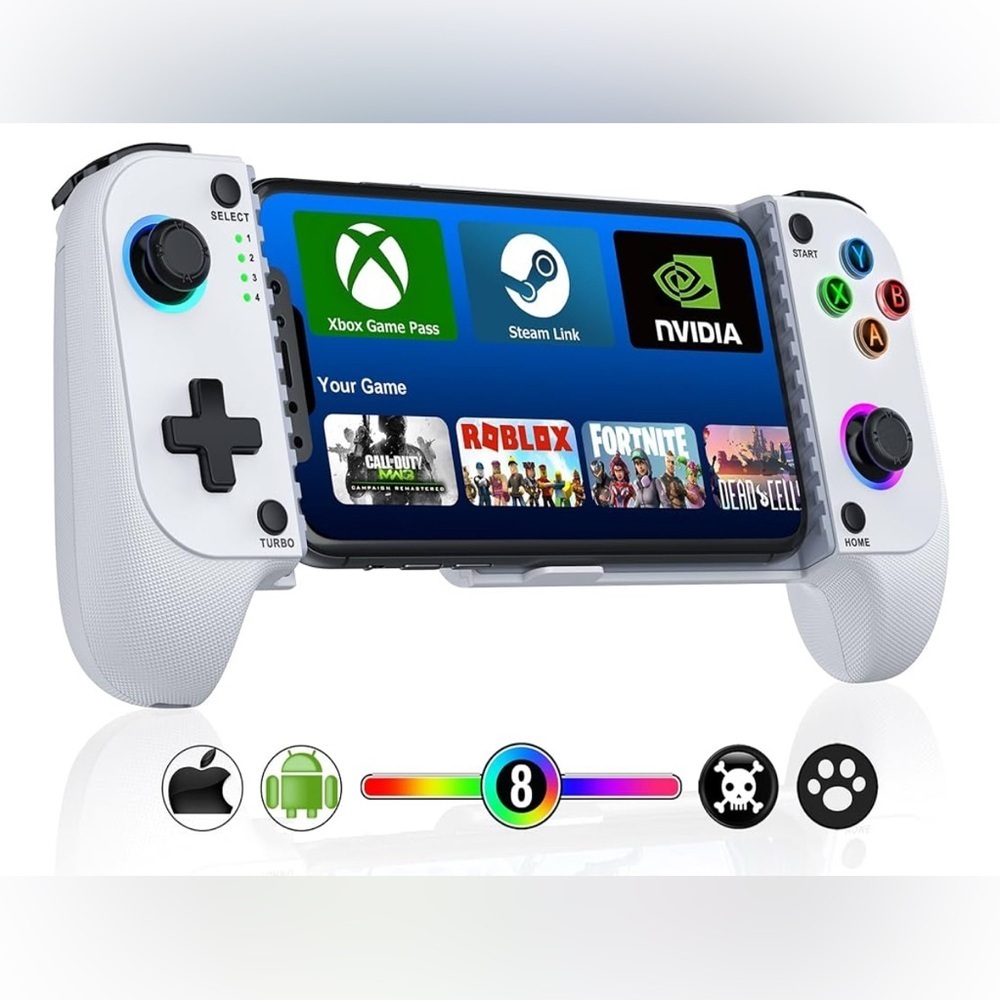 White Gaming Console Controller New the box Alittle Damage